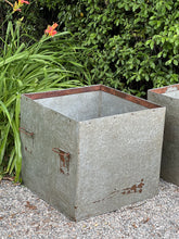 Load image into Gallery viewer, Large Iron Square Planter
