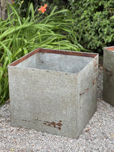 Load image into Gallery viewer, Large Iron Square Planter
