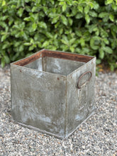 Load image into Gallery viewer, Small Iron Square Planter
