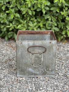 Small Iron Square Planter