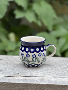 Small Polishware Round Mug 'Lavender'