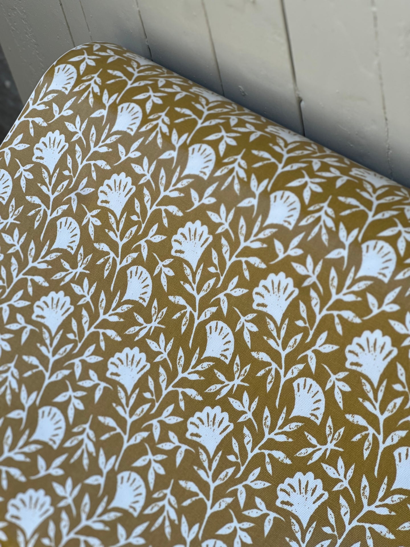 Melby Ochre Oilcloth