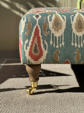 Load image into Gallery viewer, GP &amp; J Baker Ikat Bokhara Ottoman
