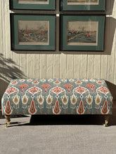 Load image into Gallery viewer, GP &amp; J Baker Ikat Bokhara Ottoman

