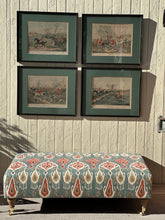 Load image into Gallery viewer, GP &amp; J Baker Ikat Bokhara Ottoman
