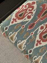 Load image into Gallery viewer, GP &amp; J Baker Ikat Bokhara Ottoman

