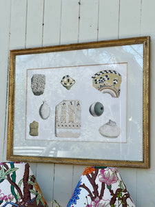 Antique Gilt Framed Museum Print