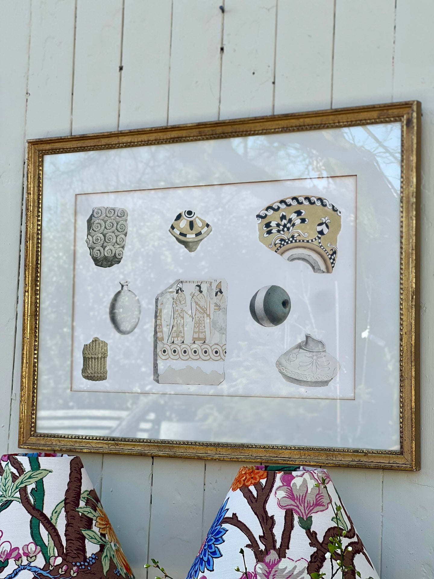 Antique Gilt Framed Museum Print
