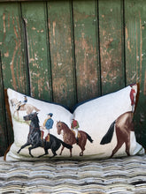 Load image into Gallery viewer, Horse Racing Lumbar Cushion
