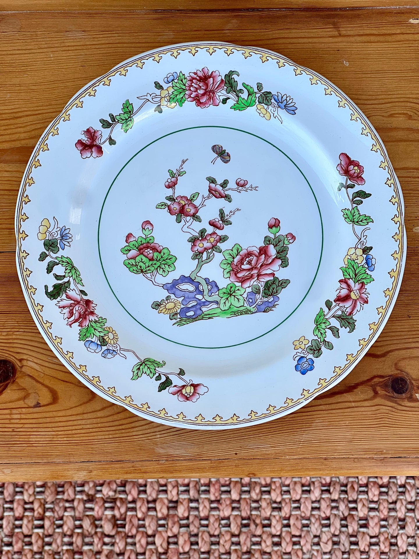 Vintage Copeland Spode Indian Tree Dinner Plate
