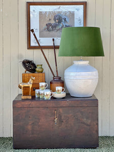 Lux Velvet Forest Green Lamp Shade