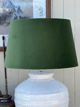 Load image into Gallery viewer, Lux Velvet Forest Green Lamp Shade
