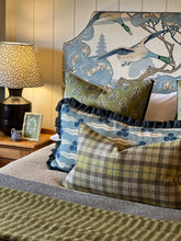 Load image into Gallery viewer, Sanderson Fenton Caraway Wool Check Cushion
