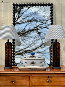 Ebony Ticking Lamp Shade