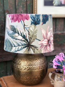 Etched Brass Look Lamp Base