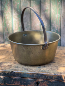 Large Brass Jam Pan