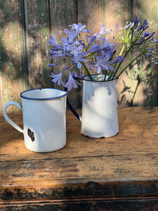 Vintage Enamel Measuring Jug