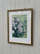 Load image into Gallery viewer, 'Lilac Chrysanthemums' Original Framed Signed Watercolour

