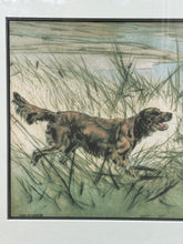 Load image into Gallery viewer, Vintage Framed Coloured Etching by Henry Wilkinson
