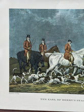 Load image into Gallery viewer, "The Earl of Derby's Stag Hounds" Vintage Framed Print by James Barenger
