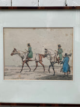 Load image into Gallery viewer, Antique 'Specimens of Riding Near London' Framed Print by Henry Alken
