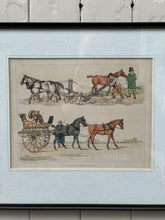 Load image into Gallery viewer, Antique 'Horsemanship' Framed Print by Henry Alken
