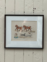 Load image into Gallery viewer, Antique 'Harness &amp; Carriage Teams' Framed Print by Henry Alken
