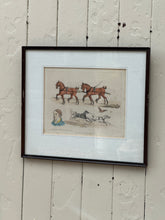 Load image into Gallery viewer, Antique 'Harness &amp; Carriage Teams' Framed Print by Henry Alken
