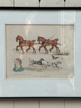 Load image into Gallery viewer, Antique 'Harness &amp; Carriage Teams' Framed Print by Henry Alken
