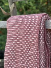 Load image into Gallery viewer, Klippan 'Knut' Rose Brown Wool Throw
