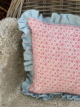 Load image into Gallery viewer, Stokelane Flower Ground Ruffle Cushion
