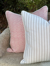 Load image into Gallery viewer, Stokelane Flower Ground Ticking Euro Cushion
