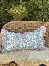 Load image into Gallery viewer, Colefax &amp; Fowler Panthera Ticking Ruffle Cushion
