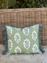 Load image into Gallery viewer, Sanderson Sessile Leaf Ruffle Cushion
