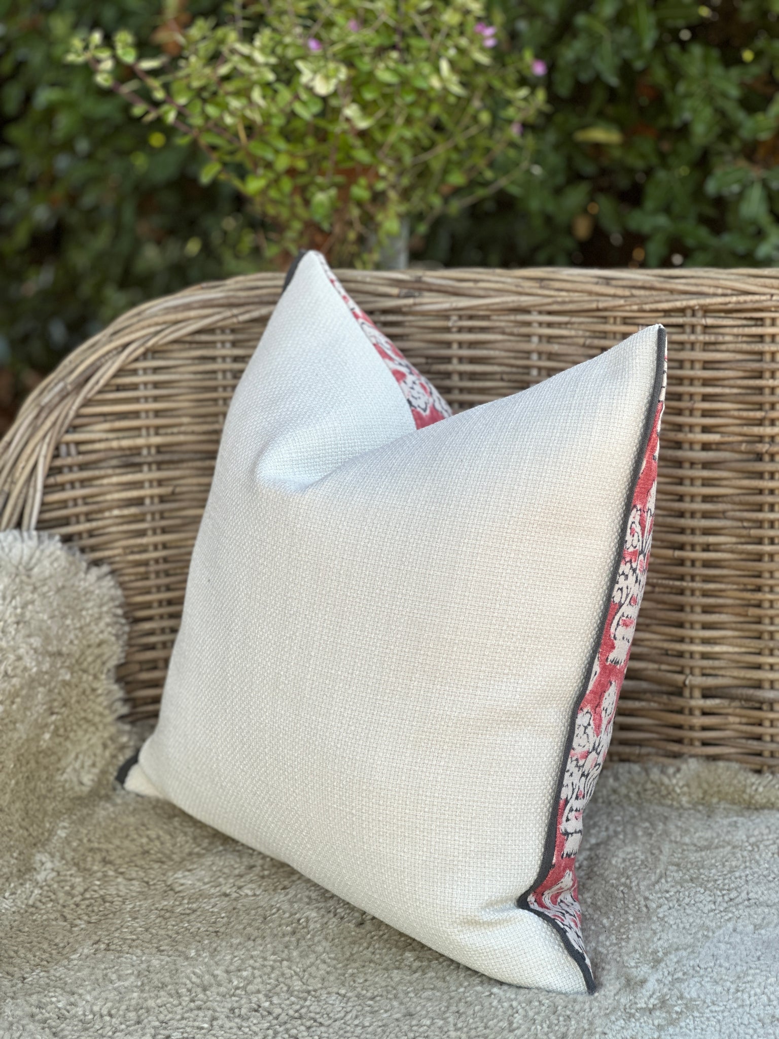 Linwood Raspberry Fabric Linwood Raspberry Shirin Cushion – Mrs Robinson