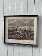 Load image into Gallery viewer, 'The last field near Nacton Heath' Vintage Framed Print by Henry Alken
