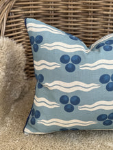 Load image into Gallery viewer, Ottoline Chintamani Antique Blue Cushion
