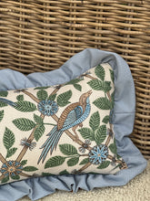 Load image into Gallery viewer, GP &amp; J Baker Birds &amp; Bamboo Ruffle Bolster
