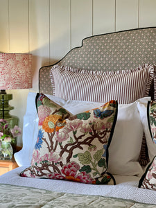 Soane Pillar Box Webbing Queen Headboard