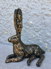 Load image into Gallery viewer, Large Brass Hare - Ears Up

