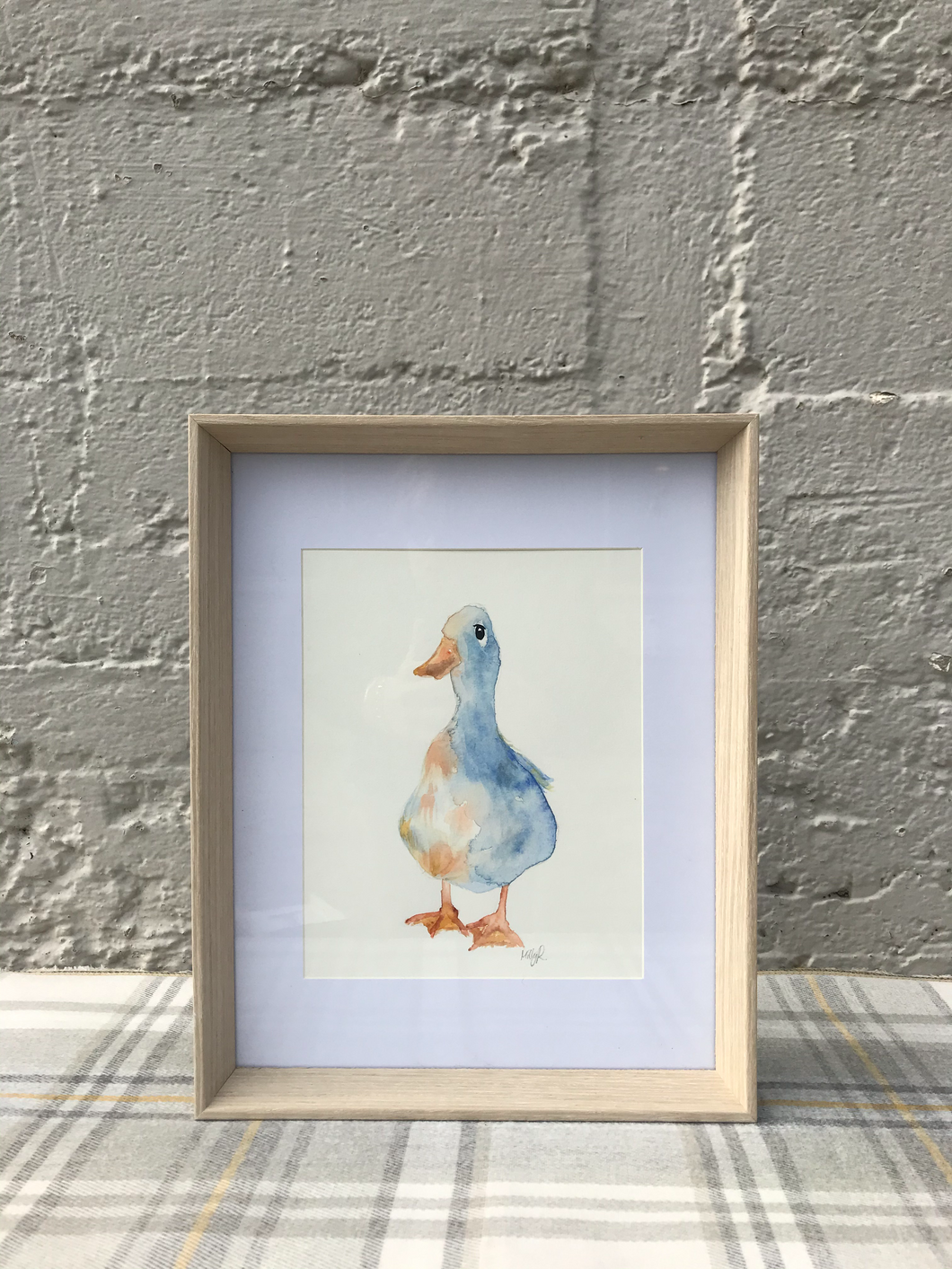Original Framed Watercolour Goose